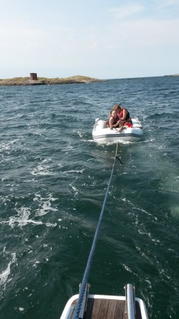 Sjöräddningsuppdrag tillsammans med Crille på Eliassons